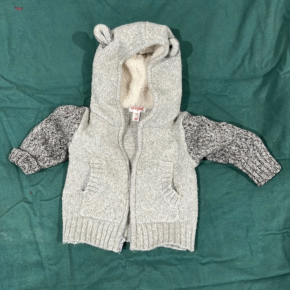 Cat and jack zip up jacket 12 months